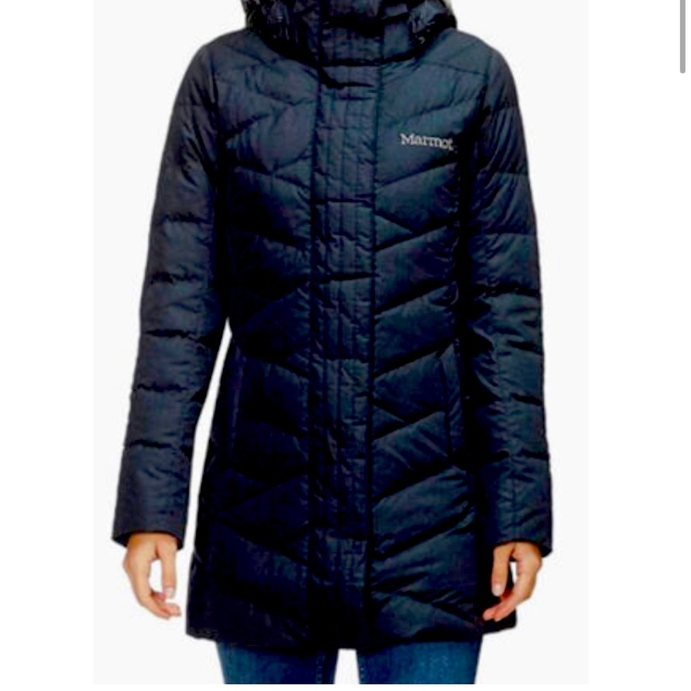 Size small black Marmot Parka